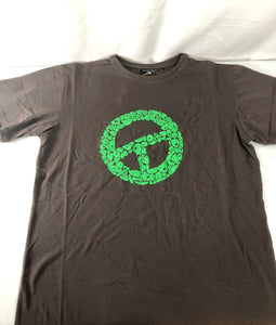 Charko Designs Men's Splitrocks Rock Climbing T-Shirt, Brown XS