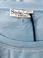 StyleList by Micaela Metallic Stitch Tee Shirt