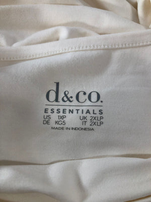 Denim & Co. Jersey Petite Boatneck 3/4-Sleeve Tunic