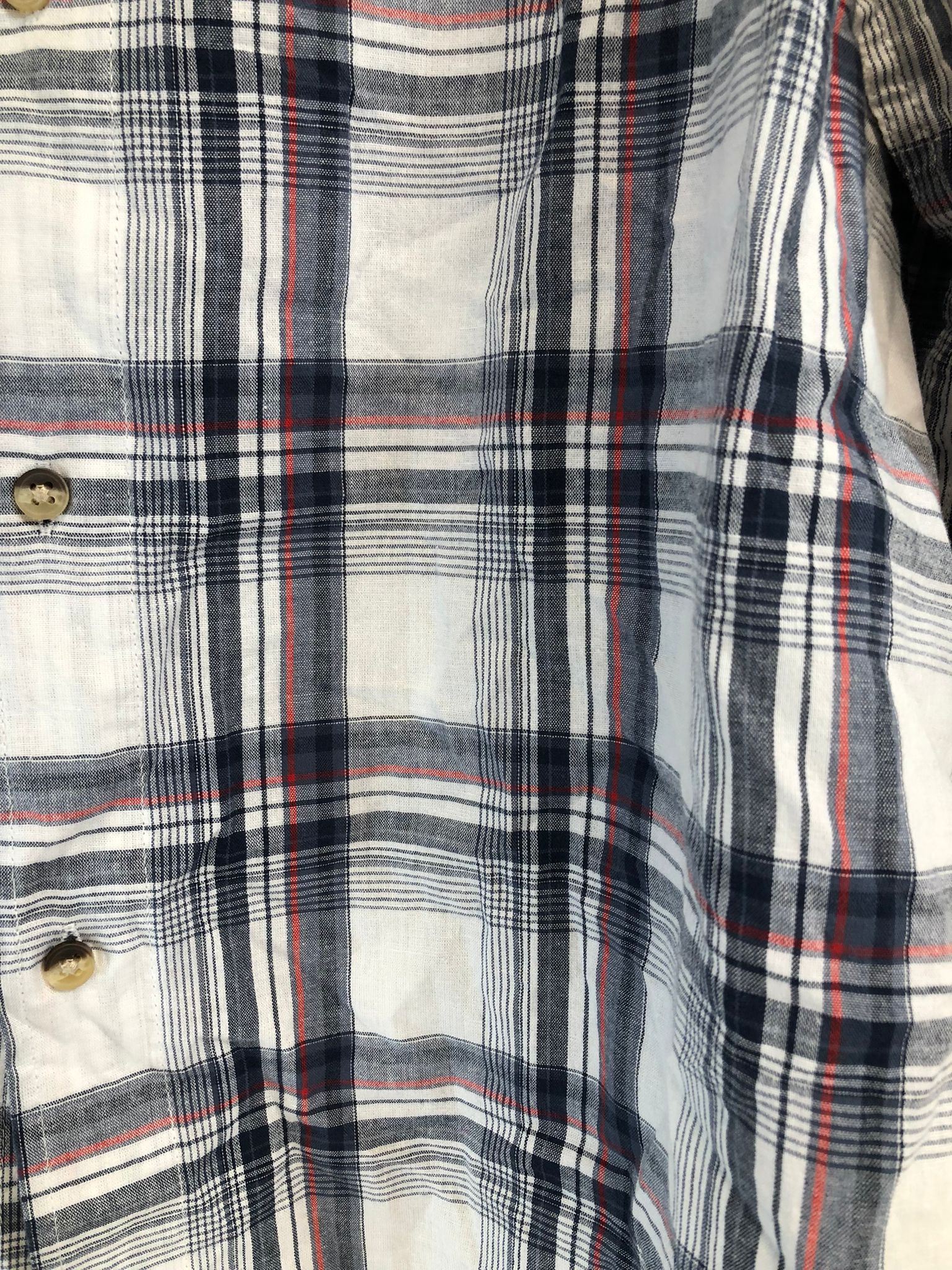 Wrangler Men's Regular Fit Plaid Long Sleeve Shirt