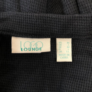 LOGO Lounge by Lori Goldstein Waffle Knit Cascading Cardigan