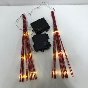 Kringle Express S/3 Illuminated Posable Starburst Picks w/LED Lights