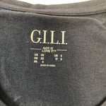 G.I.L.I. Sleeveless Curved Hem Knit Top with Scoop Neckline