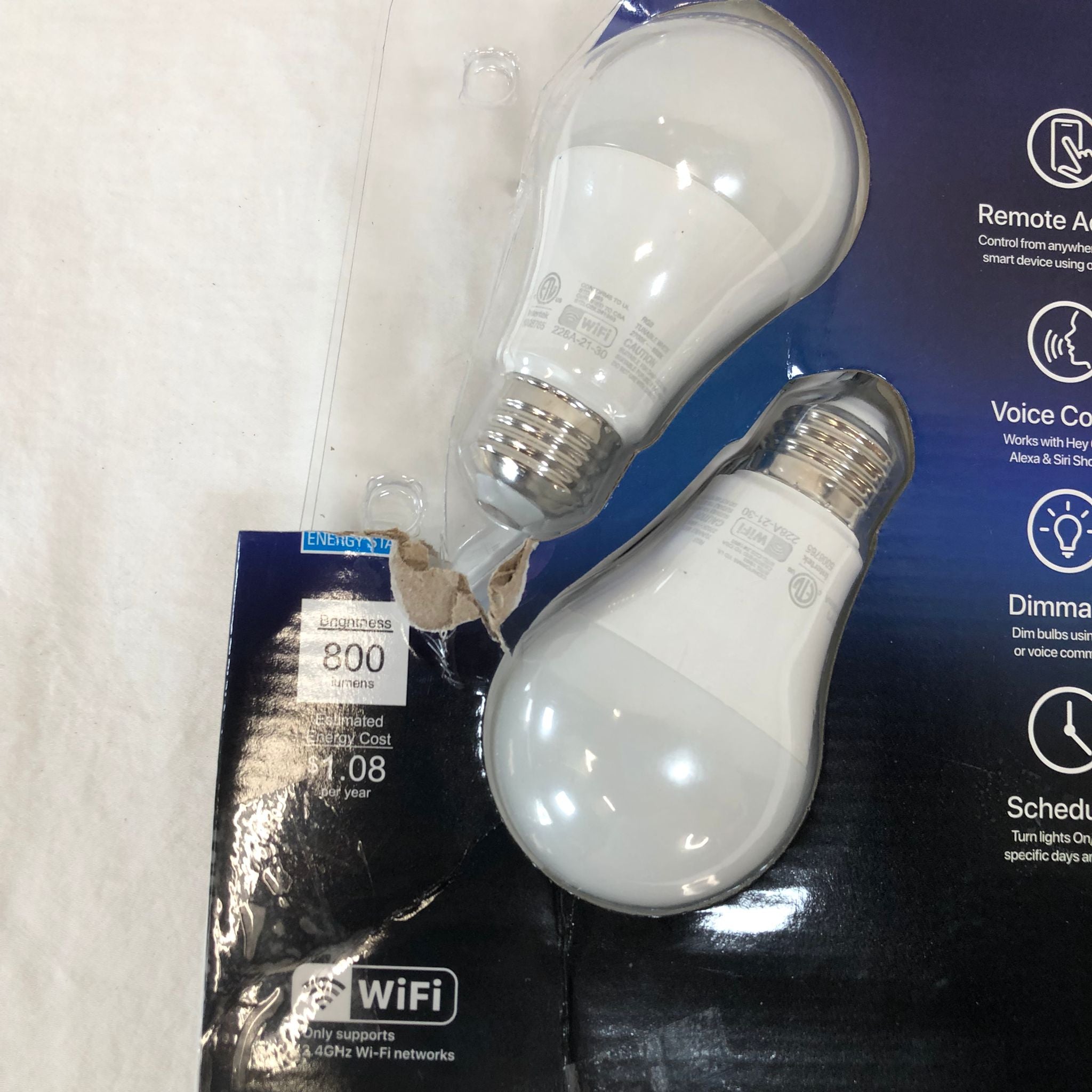 Feit Eletric Wi-Fi Smart Bulbs - 2Pack