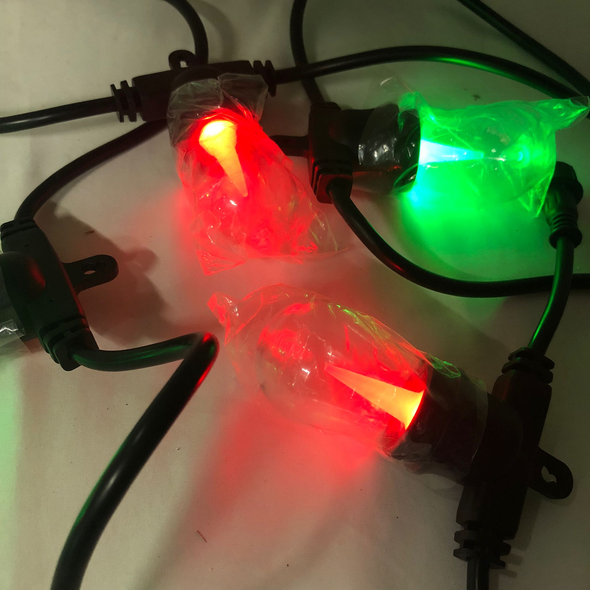 Mr. Christmas Indoor/Outdoor 25' Plug-in Multi-Function Bistro Lights