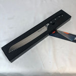 Swiss Diamond SDPK03 Bread Knife, Black/Silver, 8.5"