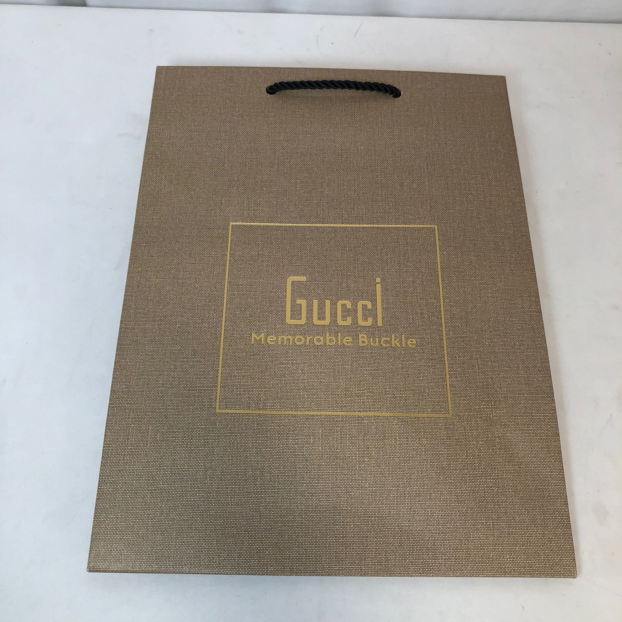 GUCCI Red Shopping Gift Bag 11” W x 11” H x 5.2”D LARGE NEW & AUTHENTIC.  L@@K!
