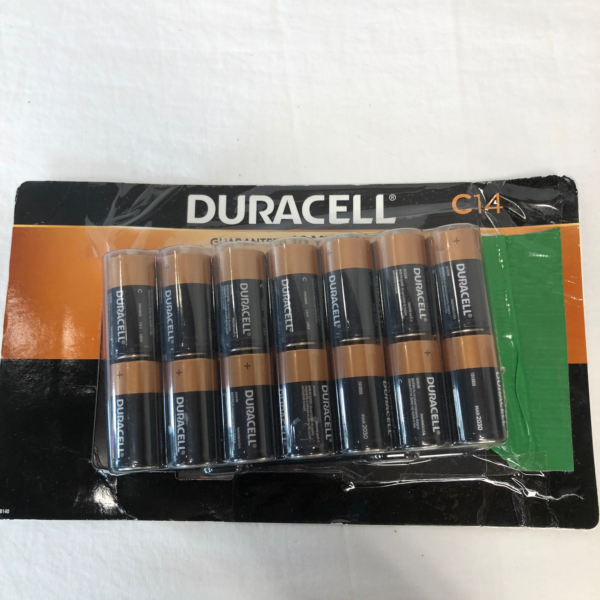 As is Duracell C Alkaline Batteries, 14-count