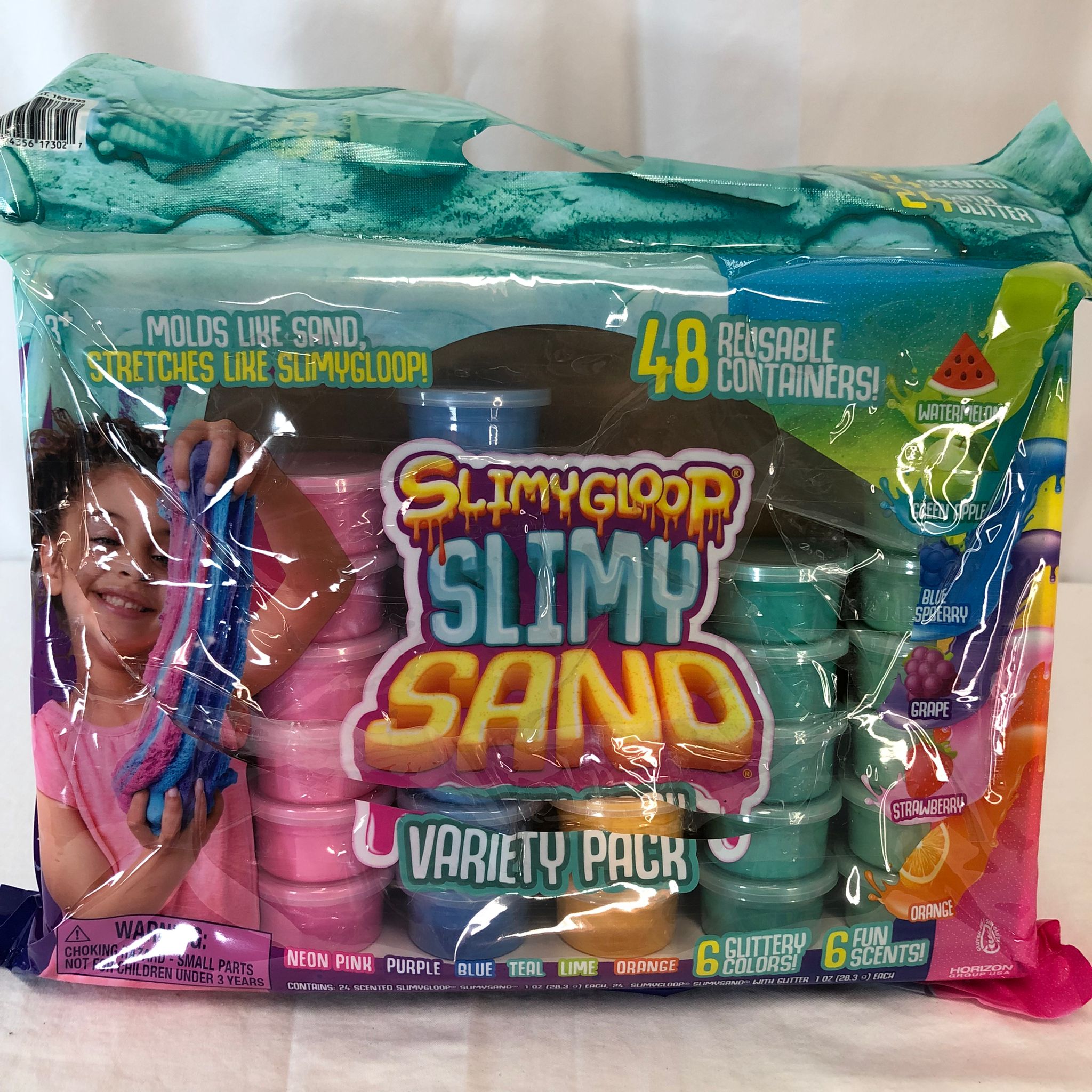 As is SlimyGloop Slimy Sand 33 Pack Variety Pack