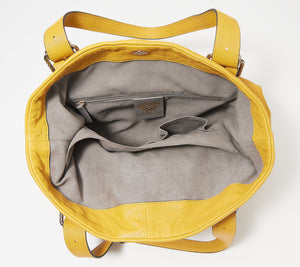 Vince Camuto Reji Leather Tote Bag - Converts to Shoulder Bag or Satchel