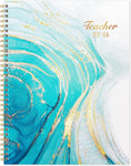 Teacher Planner 2023-2024 - July 2023-June 2024, Teacher Lesson Planner 2023-2024, 8'' × 10'', Lesson Planner Book for Teachers, Weekly Monthly Planner with Printed Monthly Tabs, Inspirational Quotes