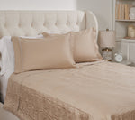 Northern Nights Cotton Embroidered Coverlet with Shams - King