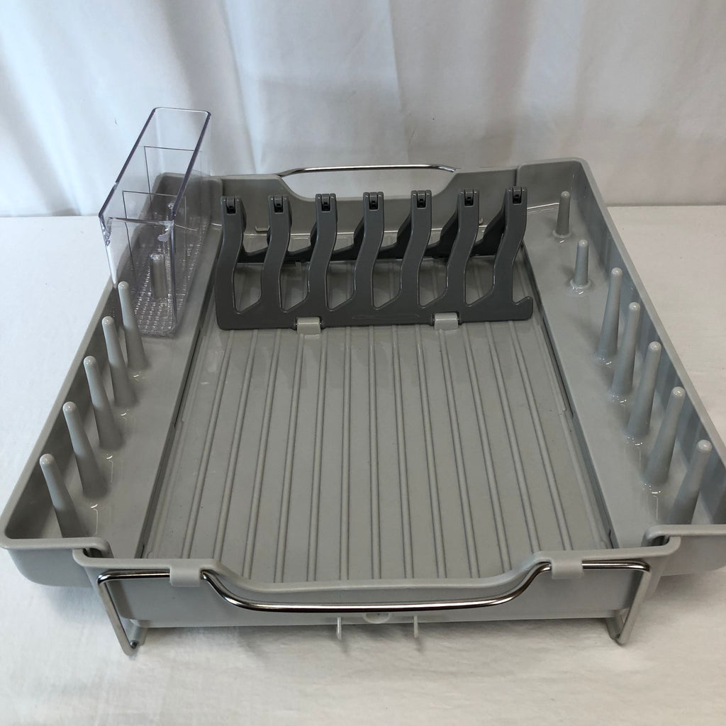 As is OXO SoftWorks Foldaway Dish Rack