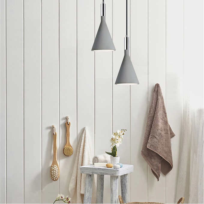Maxim Funnel Pendant Light with Chrome Accent