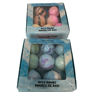 Naturally Vain Assorted (15) Bath Bombs